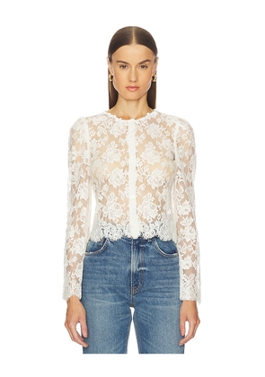 ASTR the Label Antoinette Top in White. Size L. Also in M, S, XS.