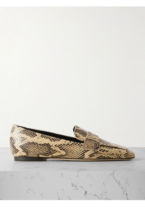 Aeyde - Tom Snake-effect Leather Loafers - Animal print - IT35,IT36,IT37,IT38,IT39,IT40,IT41,IT42