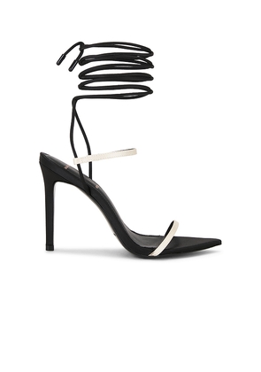 BLACK SUEDE STUDIO Lauren 100 Sandal in Black. Size 36. Also in 37, 38, 39, 40, 41.