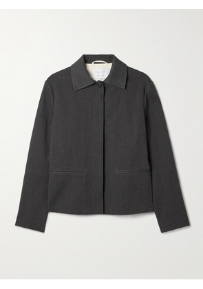 Proenza Schouler White Label - Sawyer Cotton-blend Gabardine Jacket - Gray - US0,US2,US4,US6,US8,US10,US12