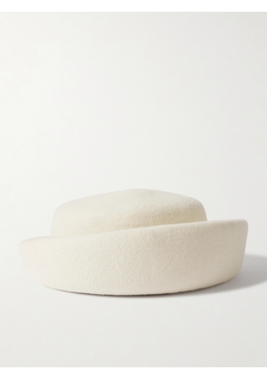Gigi Burris - Laura Wool-felt Pillbox Hat - Ivory - One size