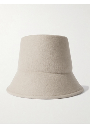 Gigi Burris - Heloise Wool-felt Bucket Hat - Off-white - One size