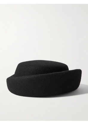 Gigi Burris - Laura Wool-felt Pillbox Hat - Black - One size