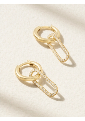 Spinelli Kilcollin - Haru 18-karat Gold Diamond Hoop Earrings - One size