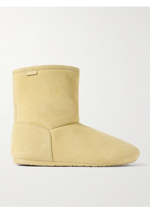 LOEWE - Lago Shearling-lined Suede Ankle Boots - Neutrals - FR36,FR37,FR38,FR39,FR40,FR41