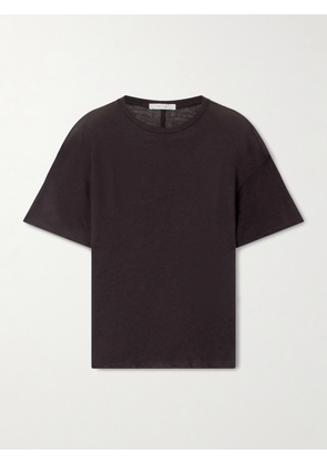 The Row - Lila Cashmere T-shirt - Brown - x small,small,medium