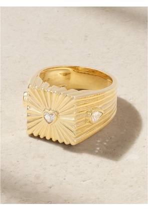 Yvonne Léon - Surprise 9-karat Gold Sapphire Ring - 6,6 1/2,7,7 1/2