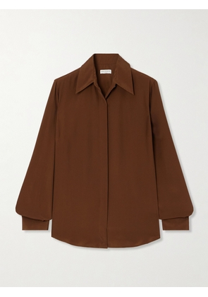 Dries Van Noten - Satin Shirt - Brown - FR 34,FR 36,FR 38,FR 40,FR 42,FR 44