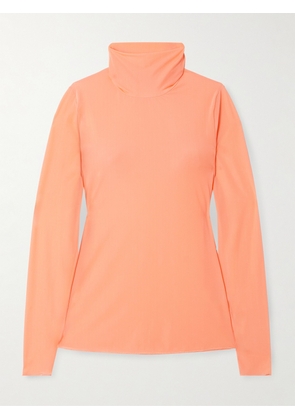 Dries Van Noten - Mesh Turtleneck Top - Orange - FR 36,FR 38,FR 40,FR 42