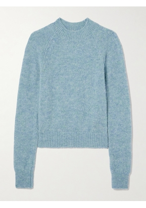 Dries Van Noten - Brushed Alpaca-blend Sweater - Blue - x small,small,medium,large