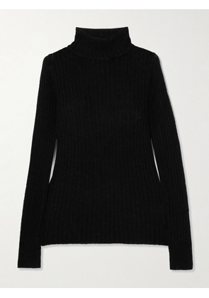 Dries Van Noten - Rib-knitted Turtleneck Sweater - Black - x small,small,medium,large