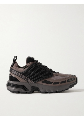 Salomon - Acs Pro Rubber-trimmed Mesh And Faux Leather Sneakers - Brown - UK 3.5,UK 4,UK 4.5,UK 5,UK 5.5,UK 6,UK 6.5,UK 7,UK 7.5,UK 8,UK 8.5,UK 9