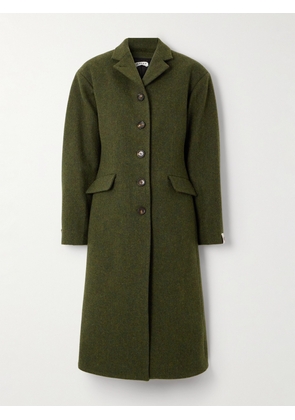 BALLY - Brushed-wool Coat - Green - IT38,IT40,IT42,IT44,IT46
