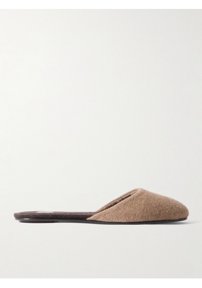 LESET - Romy Fleece Mules - Brown - FR35,FR36,FR37,FR38,FR39,FR40,FR41