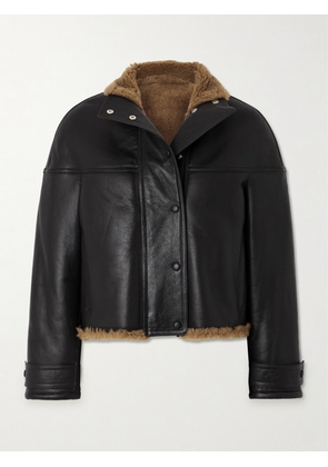 Yves Salomon - Cropped Shearling Jacket - Green - FR 36,FR 38,FR 40,FR 42,FR 44