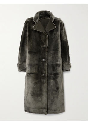 Yves Salomon - Shearling Coat - Brown - FR 34,FR 36,FR 38,FR 40,FR 42,FR 44,FR 46