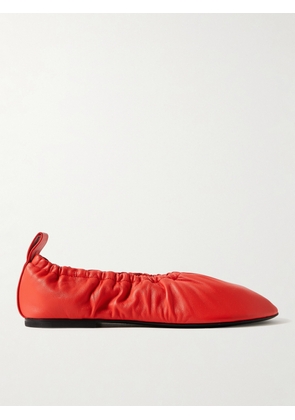 Jil Sander - Leather Ballet Flats - Red - IT35,IT36,IT37,IT37.5,IT38,IT38.5,IT39,IT39.5,IT40,IT41