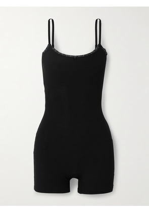 SKIMS - Soft Lounge Lace Short Onesie - Onyx - Black - XXS,XS,S,M,L,XL,2XL,3XL