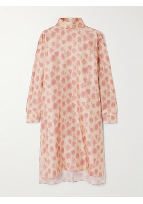 Marni - Printed Silk-satin Mini Dress - Pink - IT36,IT38,IT40,IT42,IT44,IT46,IT48
