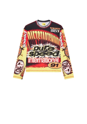 Diet Starts Monday Racing Jersey in Black. Size L. Also in M, XL/1X.