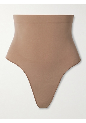 SKIMS - Seamless Sculpt High-waisted Thong - Sienna - Brown - XXS,XS,S,M,L,XL,2XL,3XL,4XL