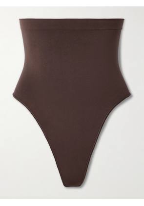 SKIMS - Seamless Sculpt High-waisted Thong - Cocoa - Brown - XXS,XS,S,M,L,XL,2XL,3XL,4XL