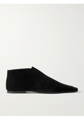TOTEME - The Desert Suede Ankle Boots - Black - IT35,IT36,IT37,IT38,IT39,IT40,IT41,IT42