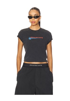 Alexander Wang Shrunken T-shirt in Black. Size L. Also in M.
