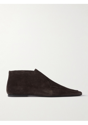 TOTEME - The Desert Suede Ankle Boots - Brown - IT35,IT36,IT37,IT38,IT39,IT40,IT41,IT42