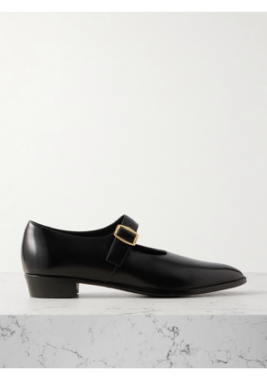 BALLY - Gerwin Glossed-leather Mary Jane Flats - Black - IT35,IT35.5,IT36,IT36.5,IT37,IT37.5,IT38,IT38.5,IT39,IT39.5,IT40,IT40.5,IT41,IT41.5,IT42