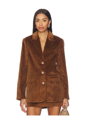 ASTR the Label Boyfriend Blazer in Brown. Size L. Also in M, S, XL, XS.