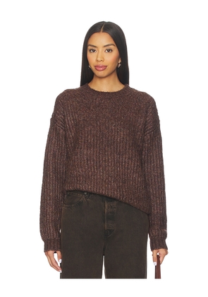 ASTR the Label Archer Sweater in Brown. Size L. Also in XS, S, M, XL.