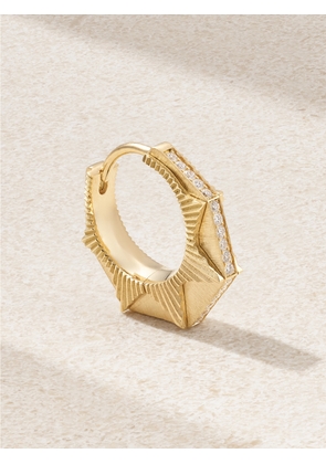 Marie Lichtenberg - Nyc 18-karat Gold Diamond Single Hoop Earring - One size