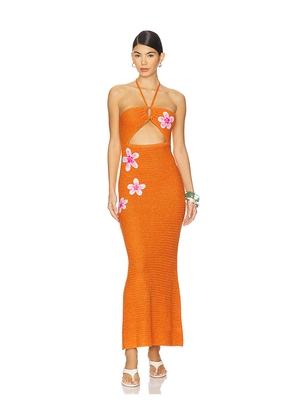 Capittana Pipa Dress in Orange. Size M/L. Also in XS/S.