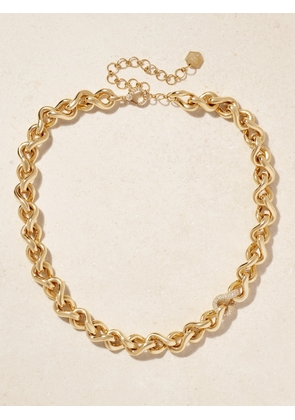 SHAY - Infinity Link 18-karat Gold Diamond Necklace - One size