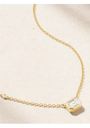 SHAY - Illusion 18-karat Gold Diamond Necklace - One size
