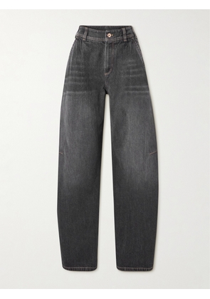 Brunello Cucinelli - Pleated Boyfriend Jeans - Blue - IT36,IT38,IT40,IT42,IT44,IT46,IT48,IT50