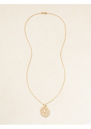 Anita Ko - 18-karat Gold, Diamond And Pearl Necklace - One size