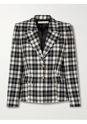 Alessandra Rich - Checked Wool-twill Blazer - Multi - IT36,IT38,IT40,IT42