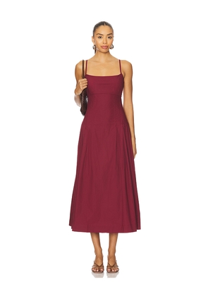 Ciao Lucia Karita Dress in Burgundy. Size L. Also in XXS, XS, S, M, XL.