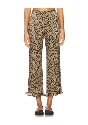 Ciao Lucia Kaja Pant in Brown. Size L. Also in XXS, XS, S, M, XL.