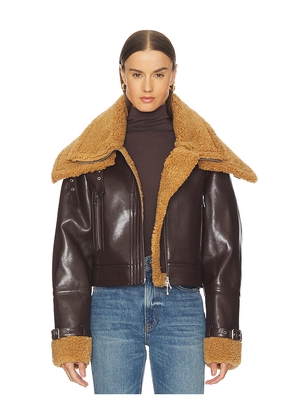 Camila Coelho Elba Jacket in Brown. Size M. Also in XXS, XS, S.