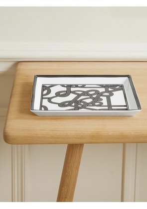 Ralph Lauren Home - Berken Porcelain Tray - White - One size