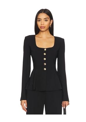 Amanda Uprichard Kailey Top in Black. Size L. Also in S, XS, M.