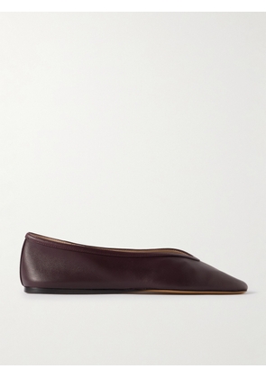 Le Monde Béryl - Luna Leather Ballet Flats - Burgundy - IT35,IT35.5,IT36,IT36.5,IT37,IT37.5,IT38,IT38.5,IT39,IT39.5,IT40,IT40.5,IT41,IT41.5,IT42