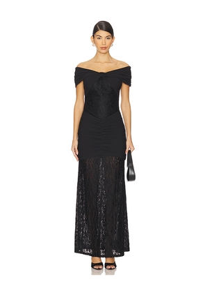 ELLIATT Valencia Gown in Black. Size L. Also in S, XS, M.