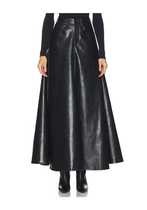 AGOLDE Odin Skirt in Black. Size 24. Also in 25, 27, 28, 29.