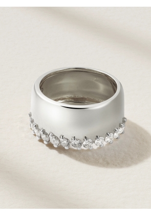 Yvonne Léon - Grignotée 18-karat White Gold Diamond Ring - 6,7,8