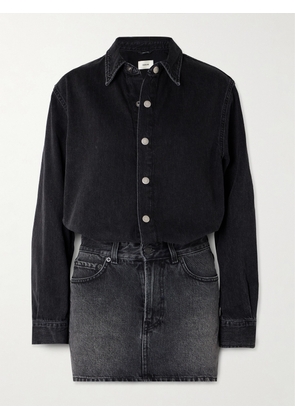 Haikure - Tia Denim Dress - Black - x small,small,medium,large,x large