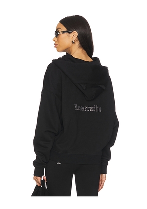 GUIZIO x REVOLVE x Le Sserafim Shiba Zip Up Hoodie in Black. Size S. Also in XXS.